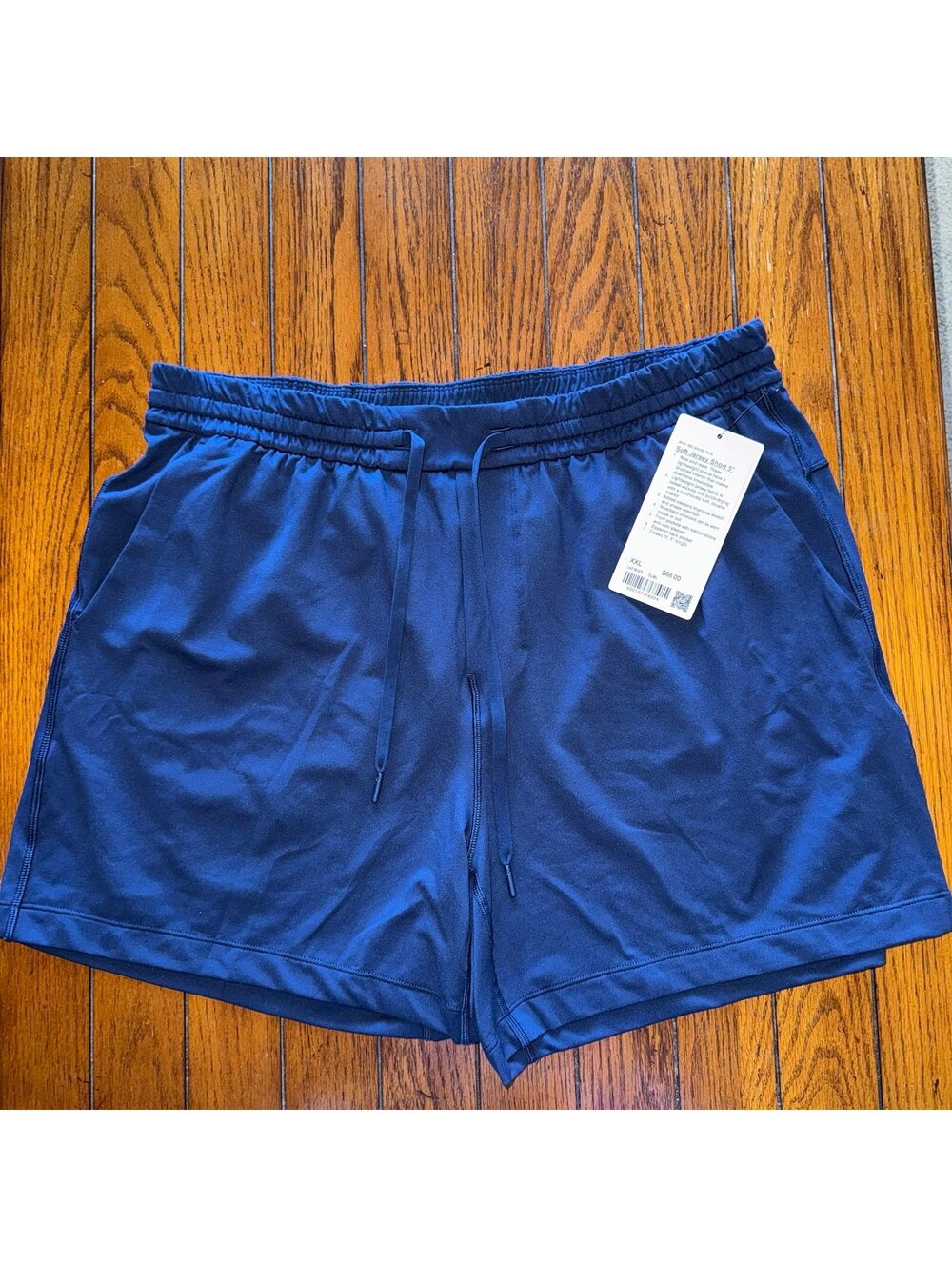 Lululemon Men’s Soft Jersey Short 5” Club Blue Size XXL NWT